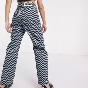 Ragged Priest Blue Wavy Jeans